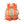 Lost Boy Creations 45L adventure backpack Orange Cream colorway back view showing padded straps and back panel | Lost Boy Creations Key West