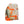 Lost Boy Creations 45L adventure backpack Orange Cream colorway side view showing straps and pockets | Lost Boy Creations Key West