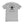 Men's Pirate Tee 2.0 in Heather Gray — back view with Work Like a Captain, Play Like a Pirate text and Lost Boy Jolly Roger graphic | Lost Boy Creations Key West