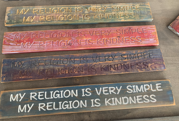 Wooden Quote Sign