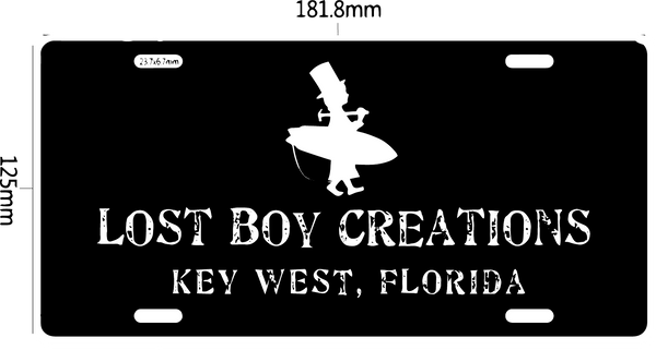 Lost Boy License Plate